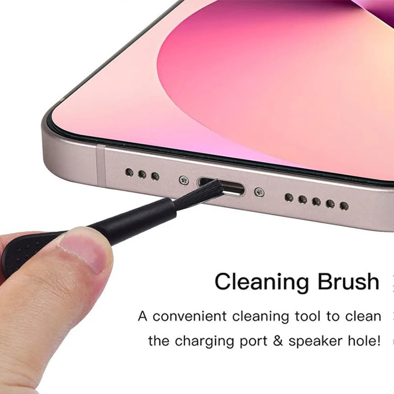 66-Piece Mobile Phone Speaker and Charging Port Cleaning Kit – Dust Plug & Earphone Cleaner Set with Brushes