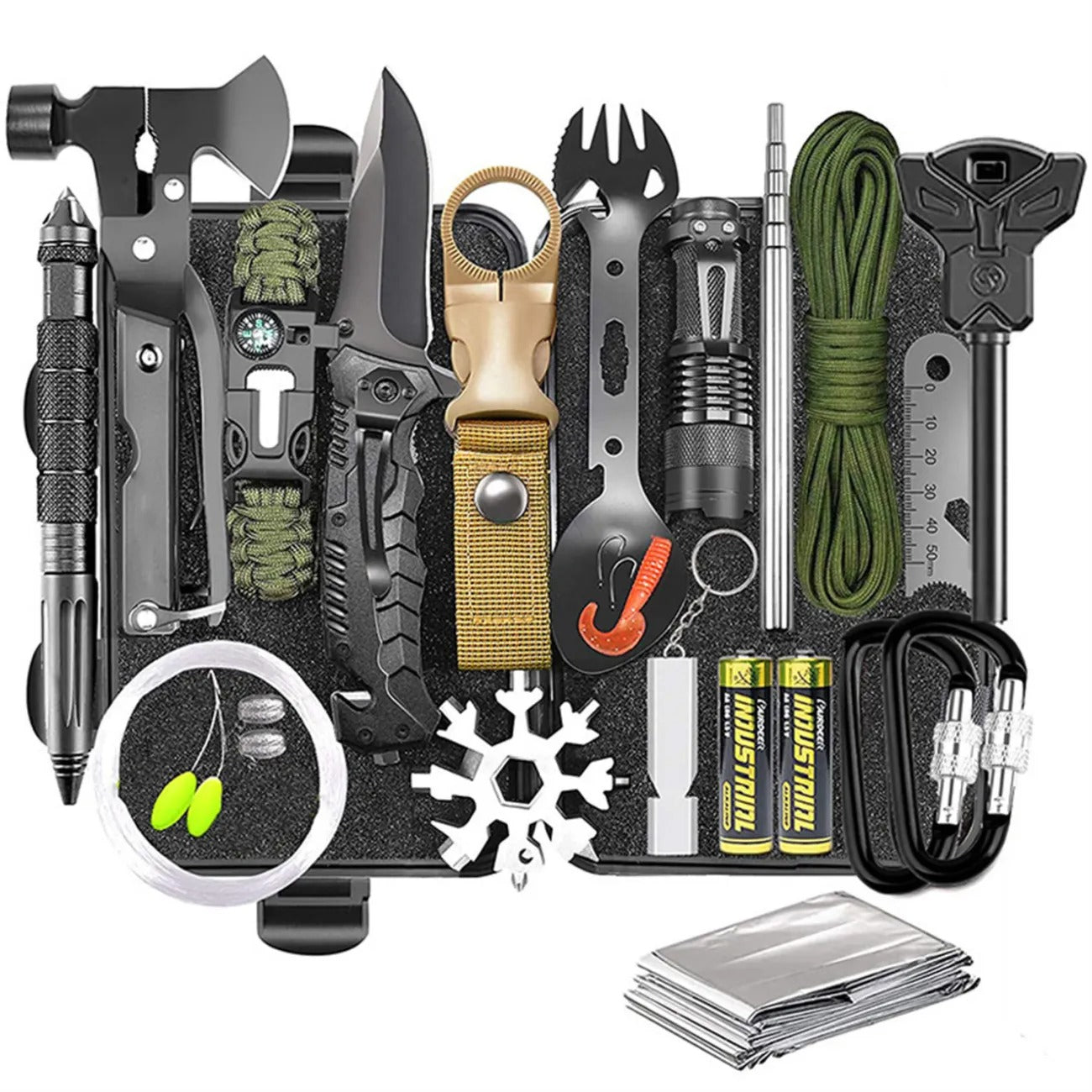 Outdoor Survival Kit – Wilderness Emergency Tool Set for Camping, Hiking, and Preparedness