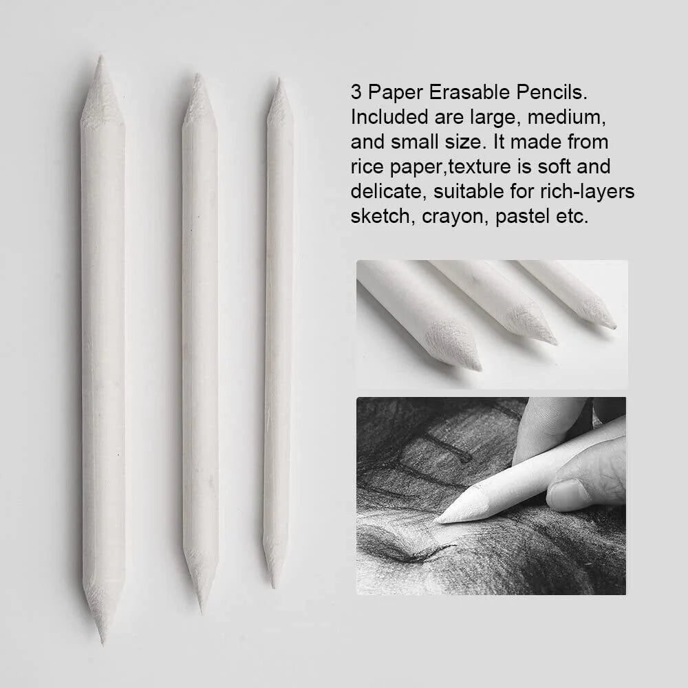 29PCS Professional Drawing Artist Kit – Pencils and Sketch Charcoal Art Tools