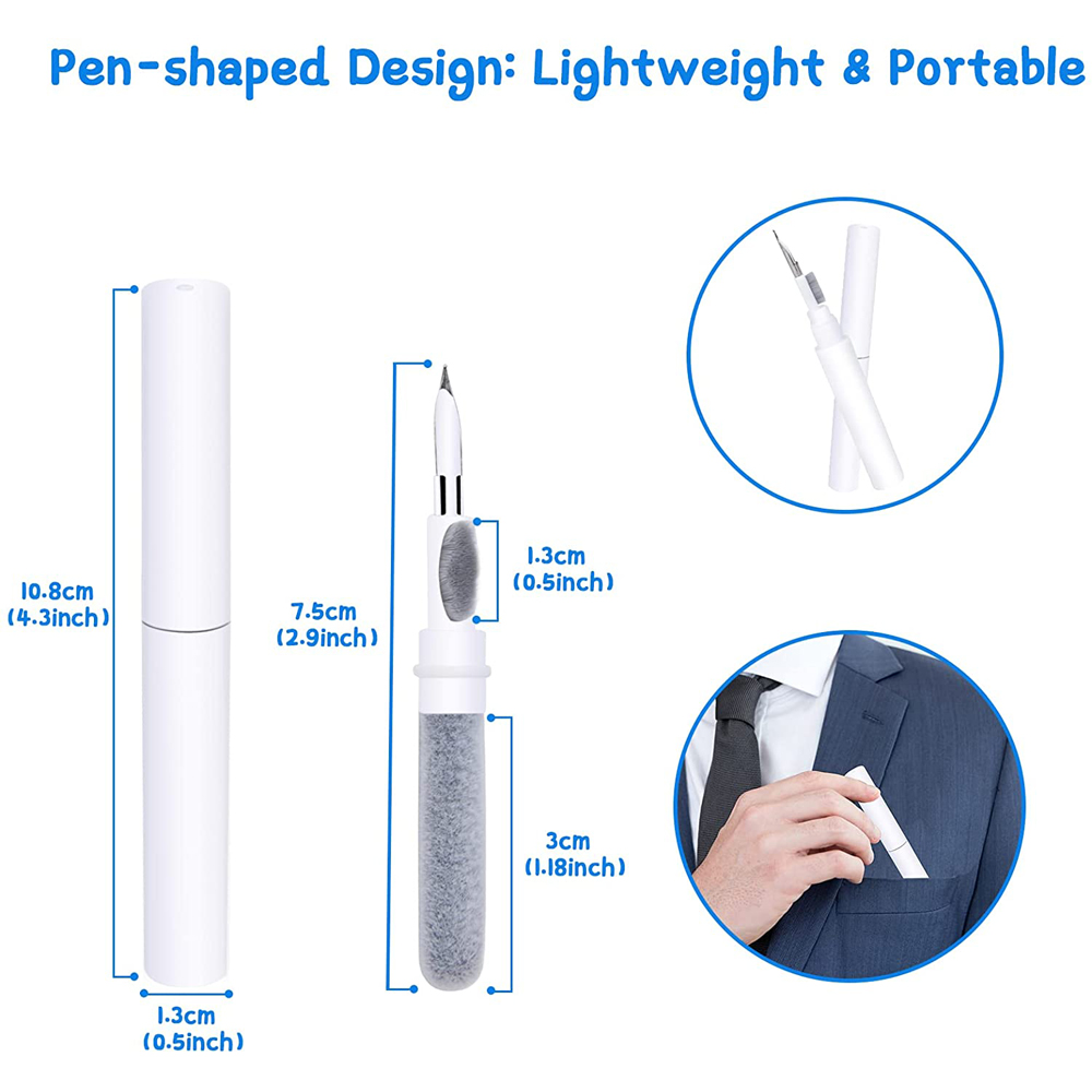 AirPods Cleaning Pen Kit – 3-in-1 Cleaner Tool for Earbuds, Charging Case & More