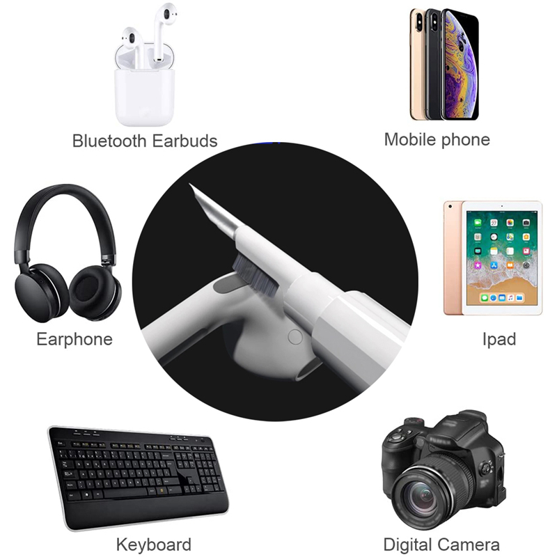 AirPods Cleaning Pen Kit – 3-in-1 Cleaner Tool for Earbuds, Charging Case & More