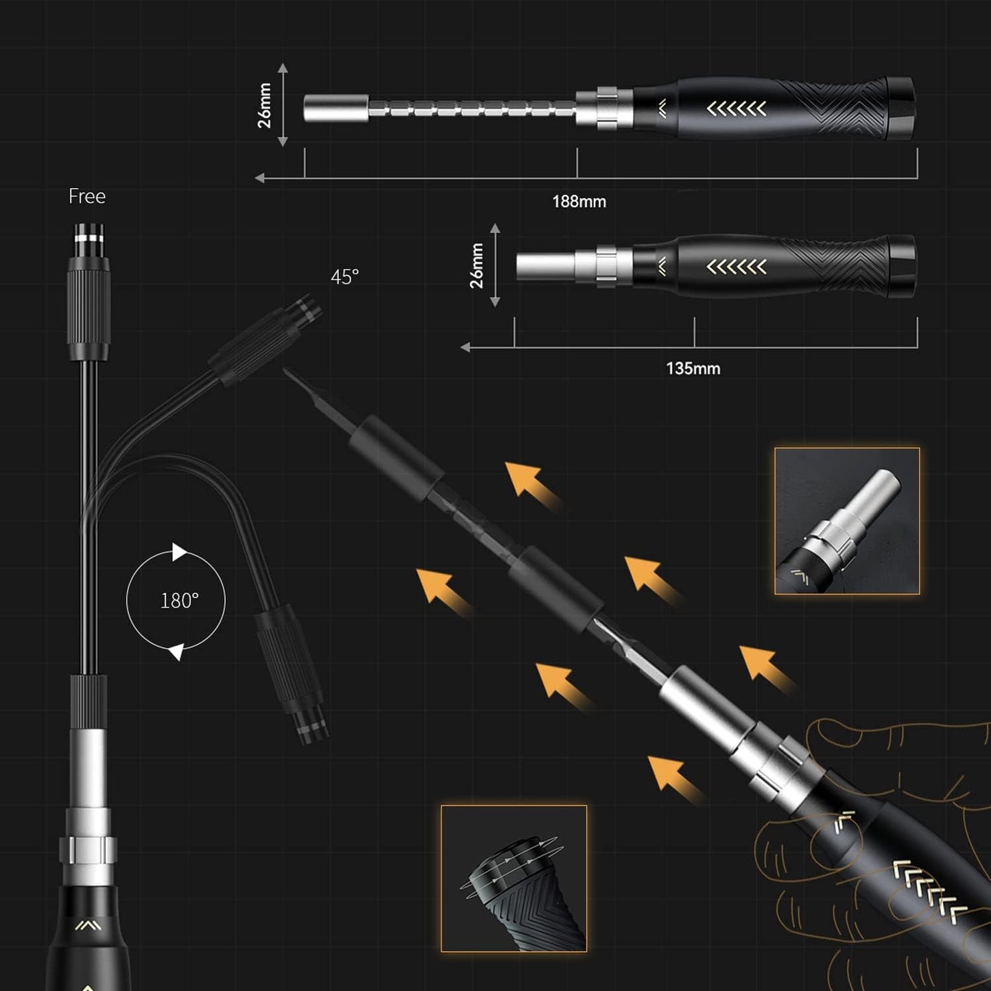 164-Piece Precision Screwdriver Repair Tool Kit – Multi-Bit Set for Laptop, Computer, and Electronics Repair