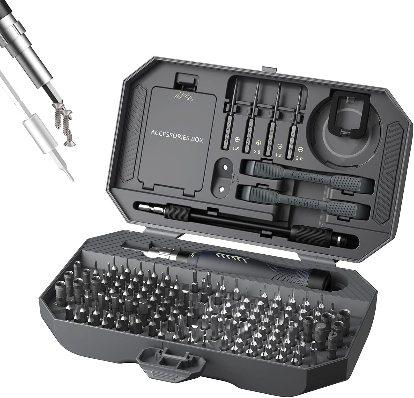 164-Piece Precision Screwdriver Repair Tool Kit – Multi-Bit Set for Laptop, Computer, and Electronics Repair