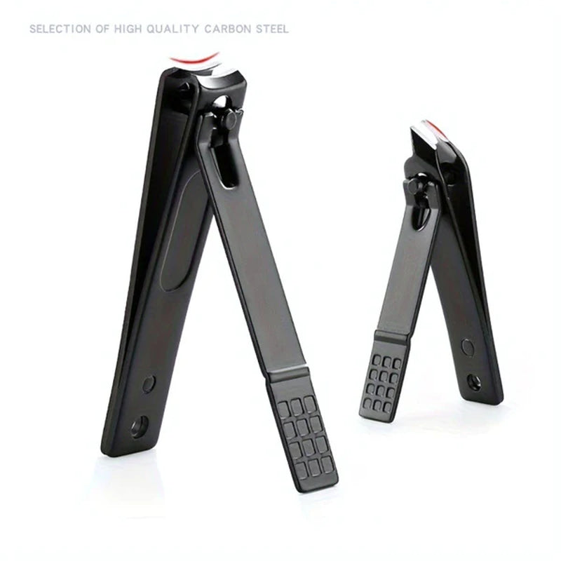 10-Piece Nail Care Kit – Black Nail Clippers and Cuticle Nippers with Travel Case