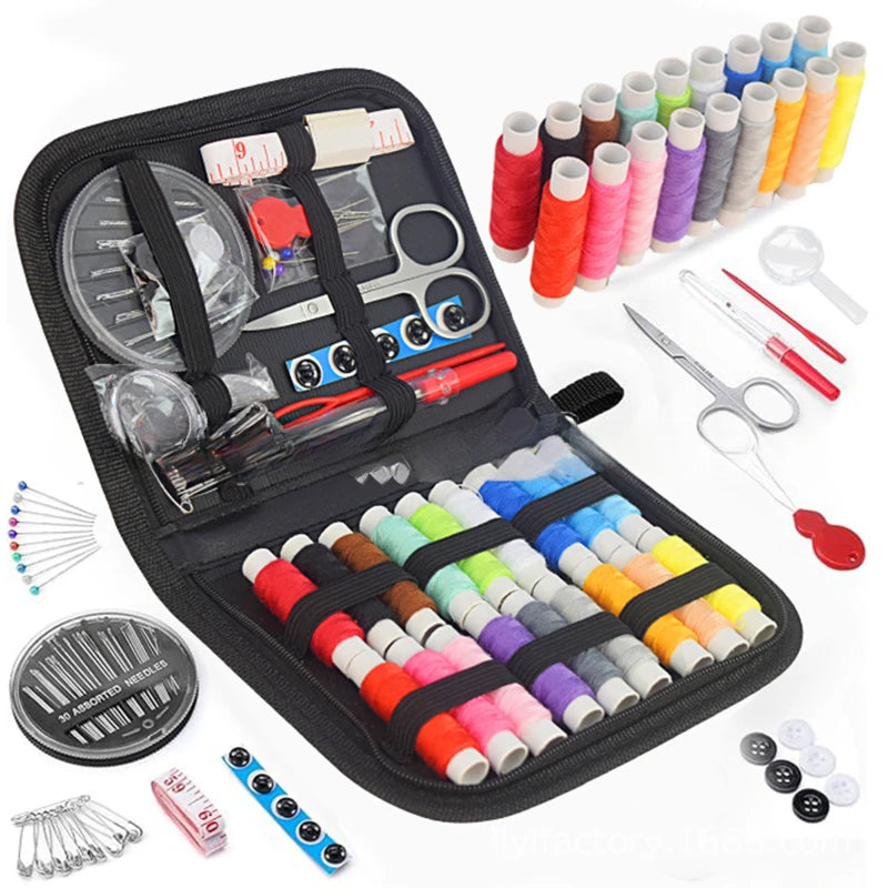 Complete Sewing Kit – Portable DIY Hand Sewing & Embroidery Tool Set