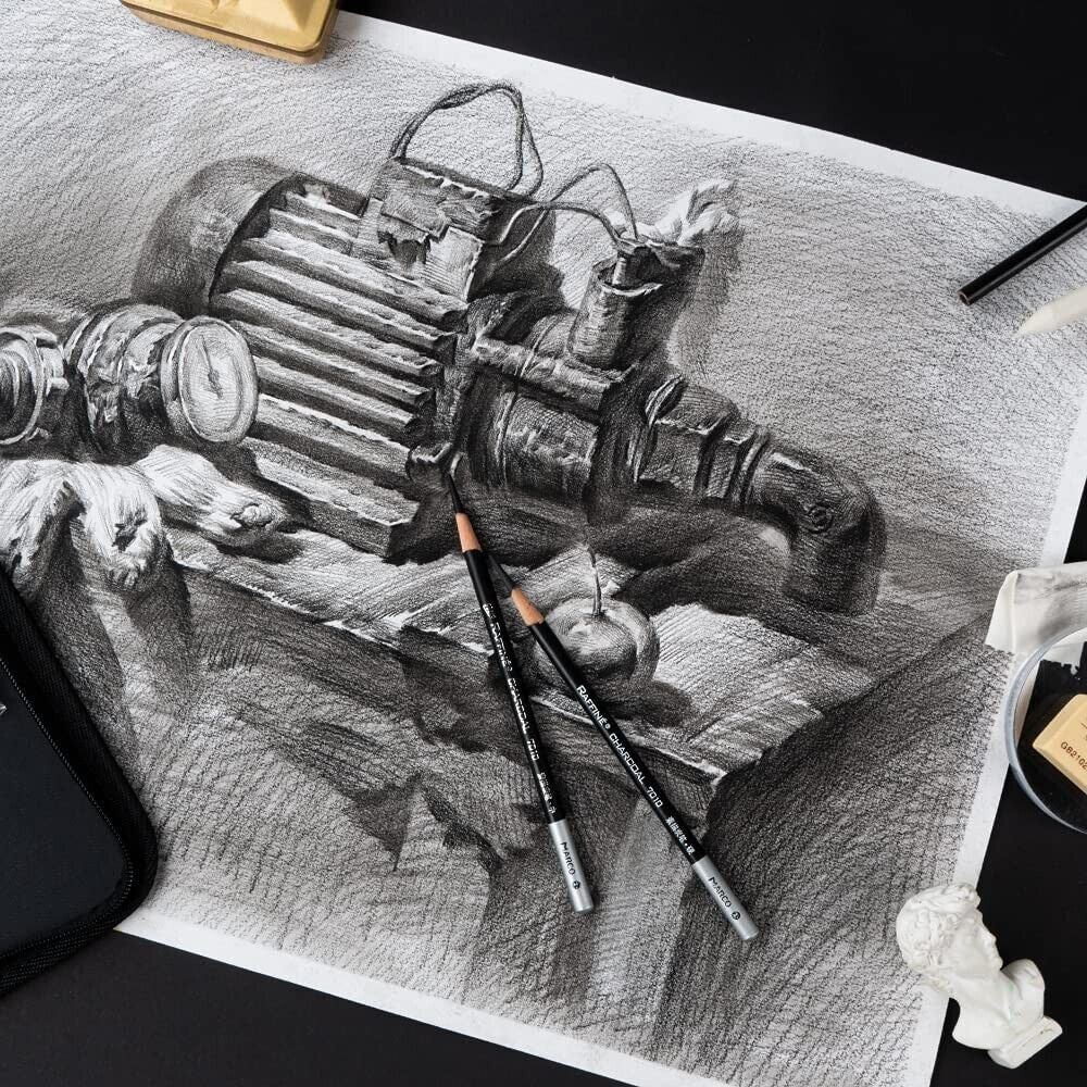 29PCS Professional Drawing Artist Kit – Pencils and Sketch Charcoal Art Tools