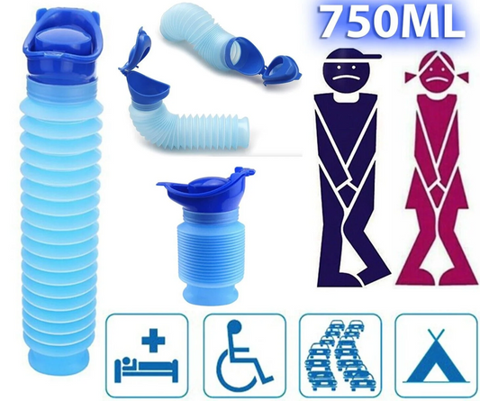 Male Female Portable Urinal Travel Camping Car Toilet Pee Bottle Emergency Kit
