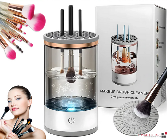 Electric Makeup Brush Cleaning Kit – Automatic, Fast & USB Powered