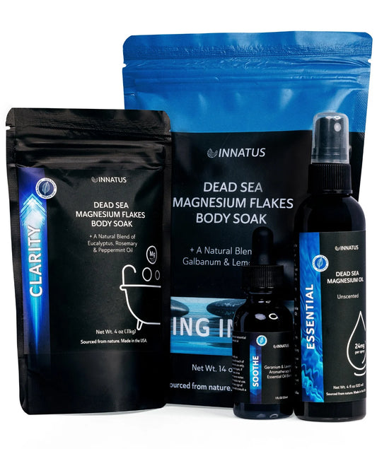 Spa Relaxation & Recovery Kit – Mineral Soak, Magnesium Oil, and Aromatherapy Essentials
