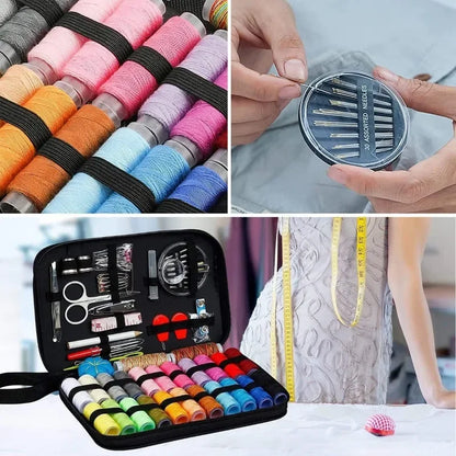 Complete Sewing Kit – Portable DIY Hand Sewing & Embroidery Tool Set