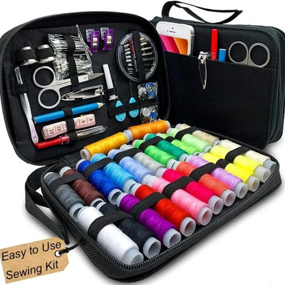 Complete Sewing Kit – Portable DIY Hand Sewing & Embroidery Tool Set